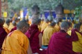 Kagyu monlam in Bodgaya, India, famous religious eve