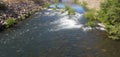 Kah - Nee- Ta Reserve Oregon warm water river Royalty Free Stock Photo