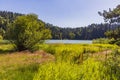 Kahisi Lake Dabadzveli landscape Samtskhe Javakheti Georgia Europe landmark