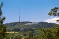 Kahlenberg - known for the best view at Vienna Royalty Free Stock Photo
