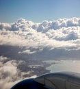 Kahului through the clouds