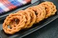 Kai Murukku indian snack dish Royalty Free Stock Photo