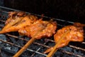 Kai yang - Thai style grilled chicken street food on the night m