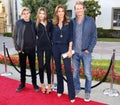 Kaia Gerber, Cindy Crawford, Rande Gerber and Presley Walker Gerber Royalty Free Stock Photo