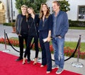 Kaia Gerber, Cindy Crawford, Rande Gerber and Presley Walker Gerber Royalty Free Stock Photo