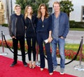 Kaia Gerber, Cindy Crawford, Rande Gerber and Presley Walker Gerber Royalty Free Stock Photo