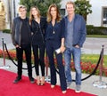 Kaia Gerber, Cindy Crawford, Rande Gerber and Presley Walker Gerber Royalty Free Stock Photo