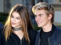 Kaia Gerber and Presley Walker Gerber Royalty Free Stock Photo