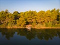 Kaiafas lake at western Peloponnese
