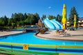 Vudila Playland in summer in Estonia. Royalty Free Stock Photo