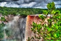 Kaieteur waterfall, one of the tallest falls in the world at potaro river Guyana Royalty Free Stock Photo
