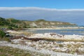 Kaikoura coastal views from end of Fyffe Quay New Zealand Royalty Free Stock Photo