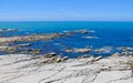 ROCKY KAIKOURA COASTLINE ON NEW ZEALAND`S SOUTH ISLAND