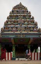 Kailashahar, India - January 23 2022: The new Tirupati Balaji Temple at North Tripura, India