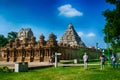 Kailashnath Temple, early 8th century Pallava, Kanchipuram Royalty Free Stock Photo