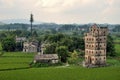 The Kaiping Diaolou watchtowers in Guangdong province in China Royalty Free Stock Photo