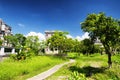 Kaiping tower Diaolou village buildings Royalty Free Stock Photo