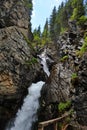 Kairak waterfall. Mountainous area near the city of Almaty