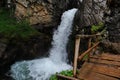 Kairak waterfall. Mountainous area near the city of Almaty