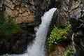 Kairak waterfall. Mountainous area near the city of Almaty