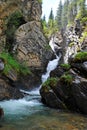 Kairak waterfall. Mountainous area near the city of Almaty