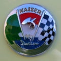 Kaiser Darrin Chrome Badge Royalty Free Stock Photo