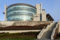 Kaiser Permanente medical building in Bellevue WA with stair and landscaping Royalty Free Stock Photo