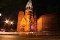 Kaiser Wilhelm memorial church in Berlin Royalty Free Stock Photo