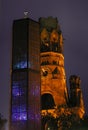 Kaiser Wilhelm Memorial Church at Breitscheidplatz, Berlin, Germany, an anti-war memorial