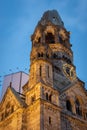 The Kaiser Wilhelm Memorial Church in Breitscheidplatz in Berlin, Germany