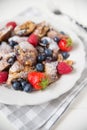 Kaiserschmarrn - German pancakes with berries