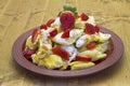 Kaiserschmarrn on plate Royalty Free Stock Photo