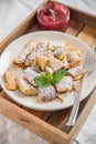 Kaiserschmarrn - traditional austrian pancake dessert