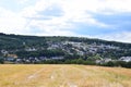 Kaisersesch, Germany - 07 26 2022: Small town Kaisersesch growing up the hill