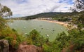 Kaiteriteri Beach Panorama, New Zealand Royalty Free Stock Photo