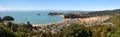 Kaiteriteri Panorama, New Zealand Royalty Free Stock Photo