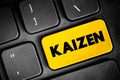 Kaizen - Japanese term meaning \