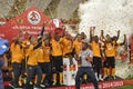 Kaizer chiefs -2015 league champions Royalty Free Stock Photo