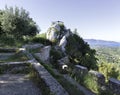 Kaizer`s observatory in Corfu Royalty Free Stock Photo