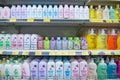 KAJANG, MALAYSIA - 28 MAY 2019: Shelves with variety of hair and bodycare products display in supermarket