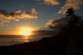 Kakaako Sunset Royalty Free Stock Photo