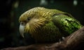 A beautiful photograph of a Kakapo