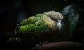 A beautiful photograph of a Kakapo