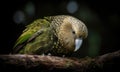 A beautiful photograph of a Kakapo