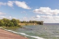 Kakhovka water reservoir shore, Ukraine