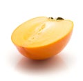 Kaki fruit Persimmon isolated Royalty Free Stock Photo