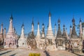 Kakku pagodas are nearly 2500 beautiful stone stupas hidden in a remote area of Myanmar near the lake Inle. This sacred place is