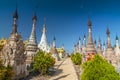 Kakku pagodas are nearly 2500 beautiful stone stupas hidden in a remote area of Myanmar near the lake Inle. This sacred place is