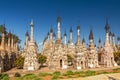 Kakku pagodas are nearly 2500 beautiful stone stupas hidden in a remote area of Myanmar near the lake Inle. This sacred place is