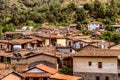 Kakopetria, famous picturesque village in Troodos Mountains. Cyprus Royalty Free Stock Photo